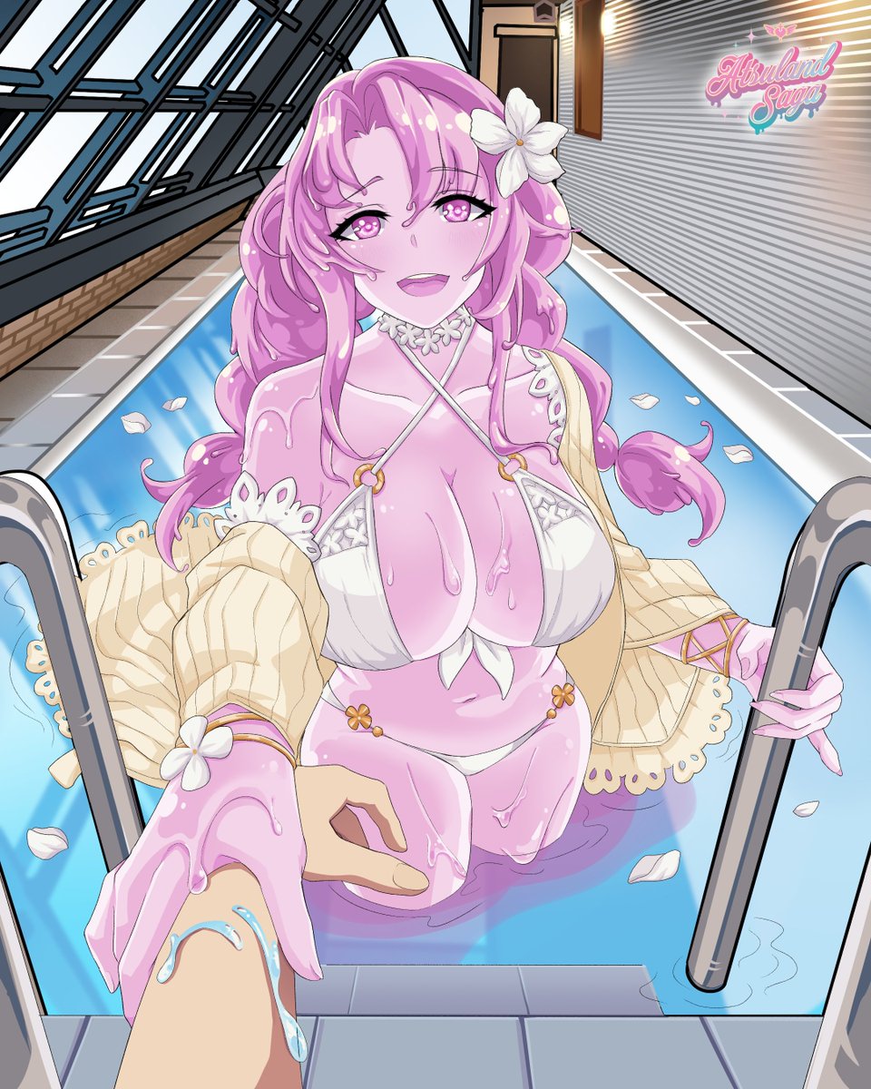 It’s cold up there. Why don’t you come and join me in the pool?