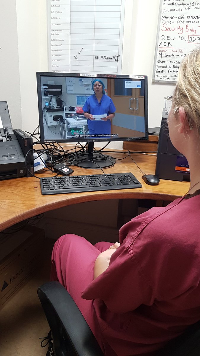 MaryPrince101's tweet photo. Thank you to Our Lady Of Lourdes Hospital Maternity Unit and @NursingOlol for the super training videos to support staff in @CUMH for #PPHQII implementation. Today was our Spotlight day.@IrelandSouthWID @NPEC_UCC @NWIHP #PPHQII #WhatWeMeasureWeManage #RemoveReplaceMeasure https://t.co/XV4LnuCCe0
