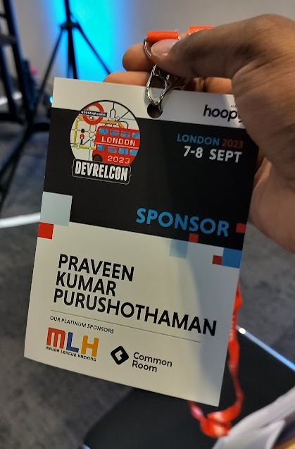 praveenscience's tweet photo. Aha! My #DevRelCon #London 2023 Ticket! 💪🏻
Oh, and this is the first picture taken in my new Phone! 📸
#DevRelConLondon #DevRelConLondon2023 #DevRelCon2023 https://t.co/UEzs39pkUq