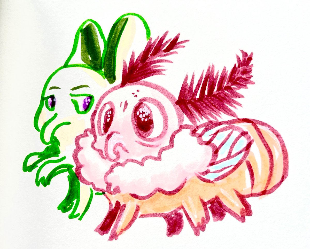 BloofBloofBloof's tweet photo. Wanted to draw one of those Chupacabra things as a moth.
#helluvaboss #quive #quieve https://t.co/0hBWlHn4j8