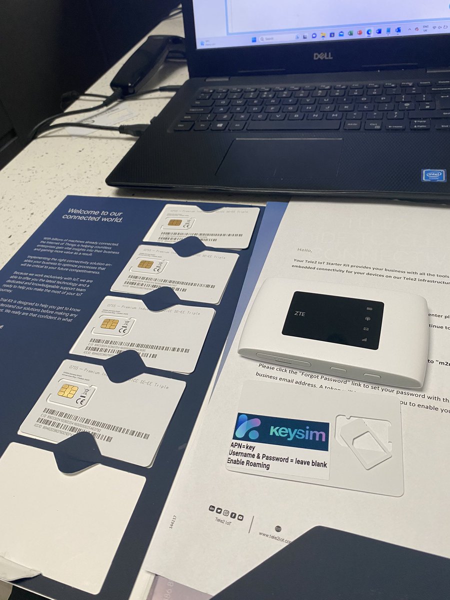 Early stage testing EUICC IoT SIM card technology 

These are like the esims embedded in your iPhones but in physical form 

You can do a lot more with these esims than traditional sims