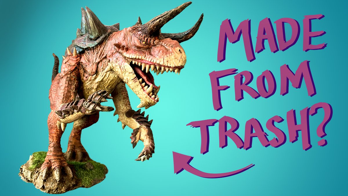 youtu.be/Yuq27diPeAU?si…

Please consider giving this one a watch! I found an old dinosaur toy in the trash and turned it into a giant Tarrasque Mini! 

#miniature #Dnd #sculpture #craft