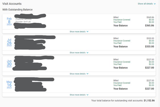 dw my insurance is still refusing to pay for my doctor's visits or blood labs  why would a 20 minute