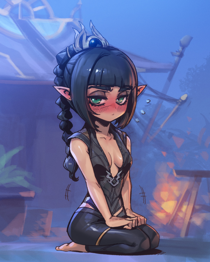 PT_CROW's tweet photo. #baldursgate3 #shadowheart

She asks Tav out on a date, but she's the one who nervous. https://t.co/uXvwr7SSv4