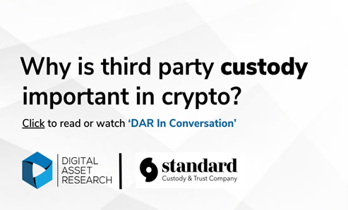 Standard Custody (@standardcustody) on Twitter photo Thanks to <a href="/DAR_crypto/">Digital Asset Research</a> for having <a href="/_JackMcDonald_/">Jack McDonald</a> on the 'DAR In Conversation' series to talk about the importance of an institutional-grade #qualifiedcustodian for #digitalassets.
Check out the video and full transcript here: digitalassetresearch.com/dar-in-convers… Thanks to <a href="/DAR_crypto/">Digital Asset Research</a> for having <a href="/_JackMcDonald_/">Jack McDonald</a> on the 'DAR In Conversation' series to talk about the importance of an institutional-grade #qualifiedcustodian for #digitalassets.
Check out the video and full transcript here: digitalassetresearch.com/dar-in-convers…