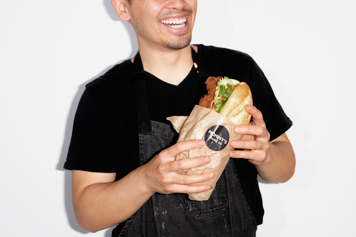 Leave it to Mommy’s Bánh Mì to put a smile on your face! 😁 Order food today through Saturday from 10:30 AM to 2 PM 😋