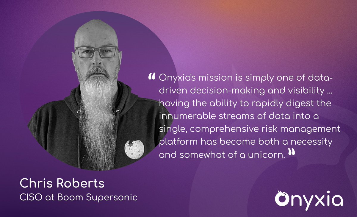 Onyxia (@onyxiacyber) on Twitter photo Big News! Rockstar CISO Chris Roberts is joining us as a strategic advisor. Roberts brings unparalleled expertise to further strengthen Onyxia's advisory capabilities.
Read more here on <a href="/DarkReading/">Dark Reading</a>: darkreading.com/prnewswire2.as… Big News! Rockstar CISO Chris Roberts is joining us as a strategic advisor. Roberts brings unparalleled expertise to further strengthen Onyxia's advisory capabilities.
Read more here on <a href="/DarkReading/">Dark Reading</a>: darkreading.com/prnewswire2.as…