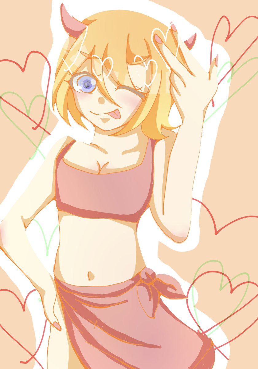 cemkk_410's tweet photo. おえかき
数ヶ月ぶりのイラスト書き方わからんくなるよね
慣れてこ
#イラスト　#お絵描き　#絵　#デジタル　#お絵描き好きと繋がりたい　#デジタルイラスト https://t.co/FdtTboUmQD
