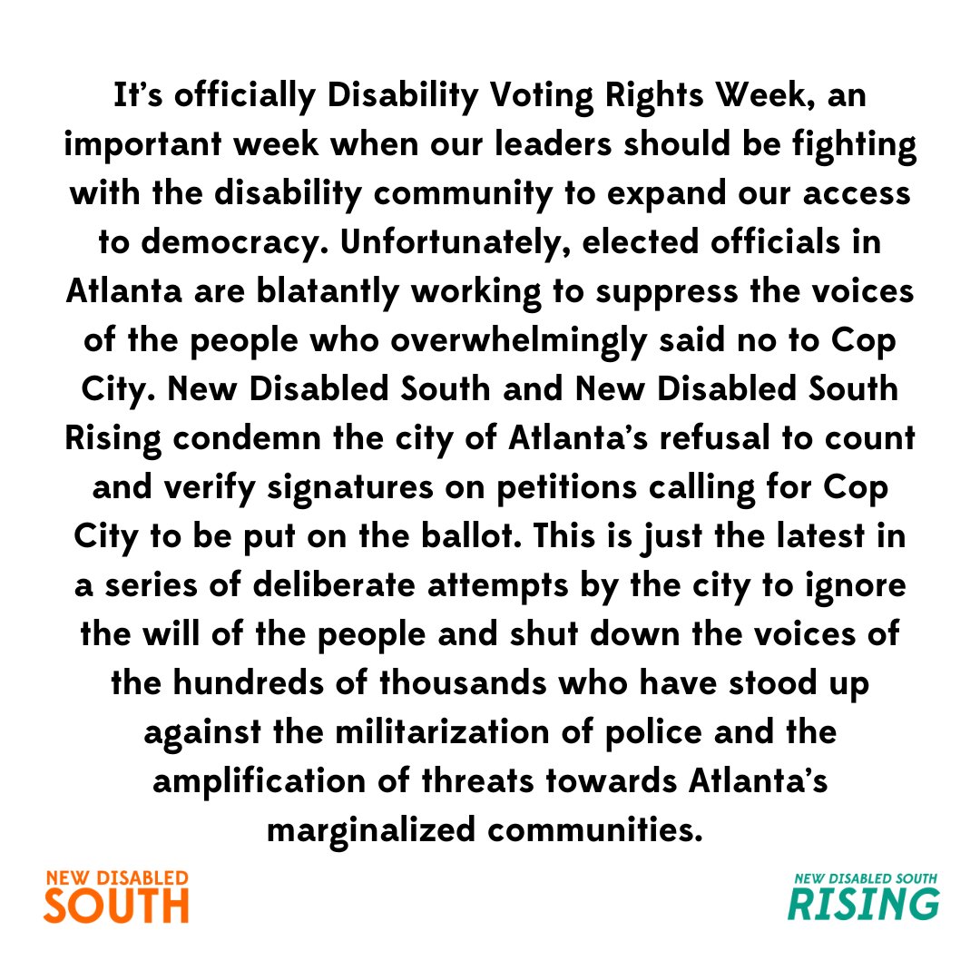 New Disabled South Rising tweet media