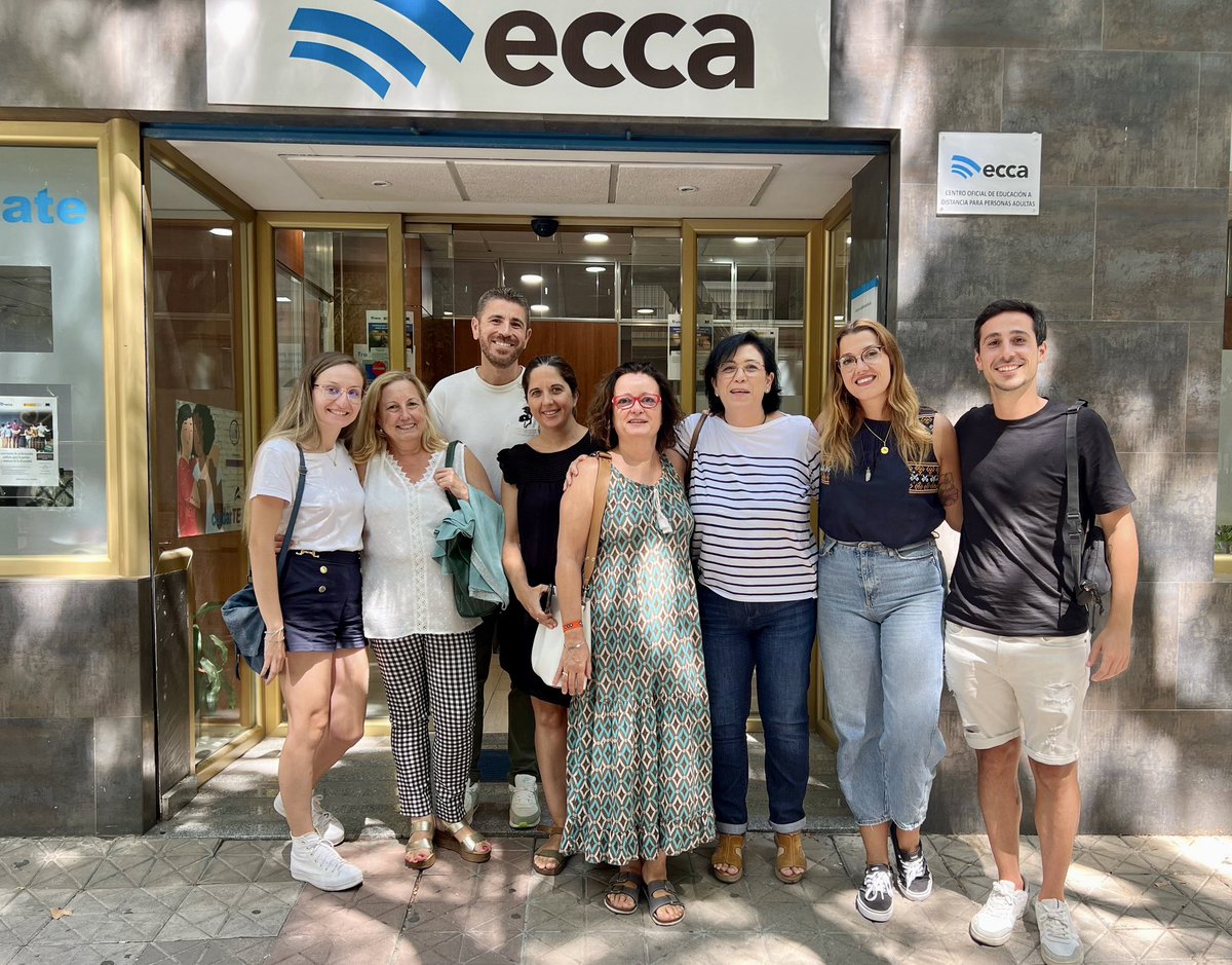 jmmartinez_ecca's tweet photo. Magnífico equipo de @eccaedu península reunido hoy en  intensa sesión de trabajo, para cimentar procesos que tienen un solo propósito: buscar la excelencia en la atención a nuestro alumnado . Cargad@s de energía e ilusión para el nuevo curso!! https://t.co/XZKYhNXtnP
