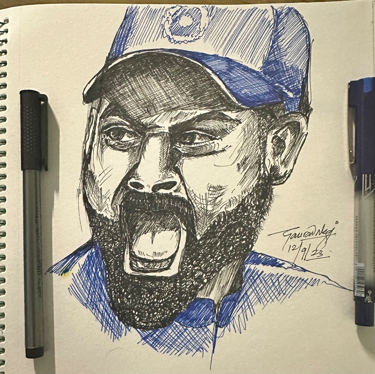 Aggresion is key to success- Virat Kohli #ViratKohli #India #sketch