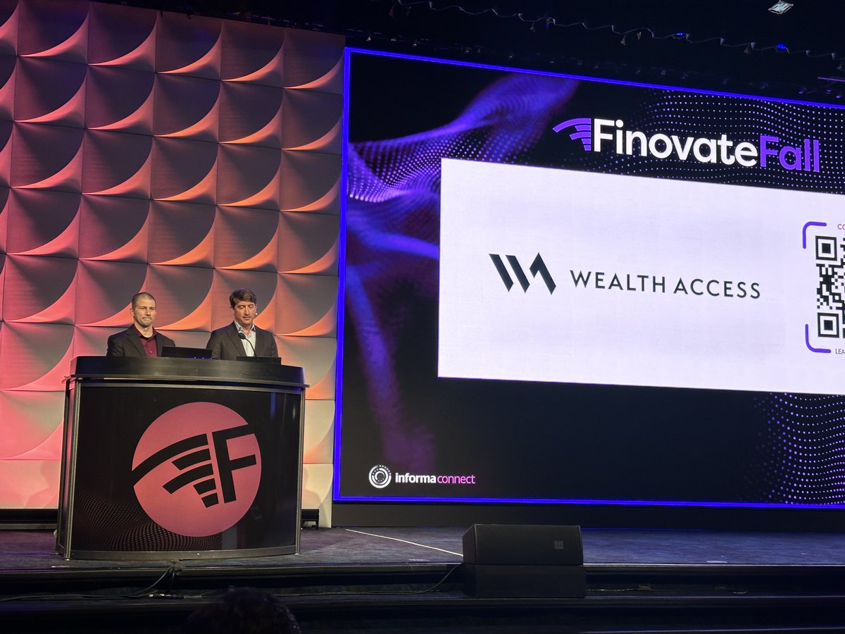 wmagency's tweet photo. #WMAclient @ASmarterLook demoed their enterprise customer data insights platform that works with financial services’ existing books and records to enrich and unify data at @Finovate Fall today. 

#Finovate https://t.co/zE1Sv79krb