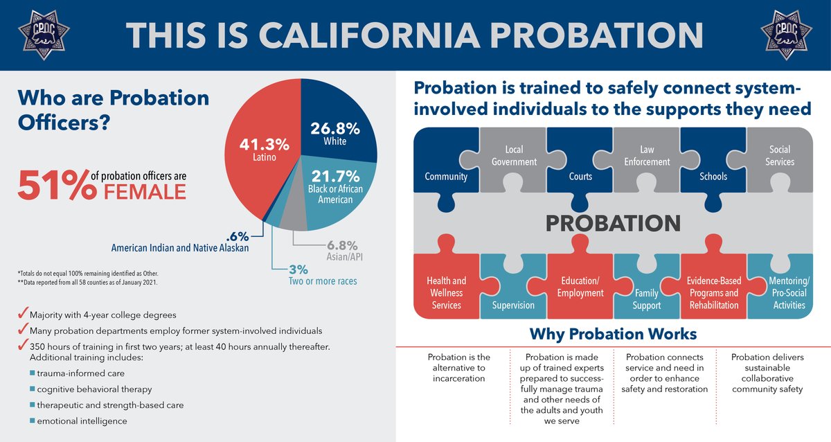 CAProbation's tweet photo. This is California Probation! Equity in Gender, Diverse Officers Focused on Collaborative Safety for All https://t.co/PHFzZ4isFz