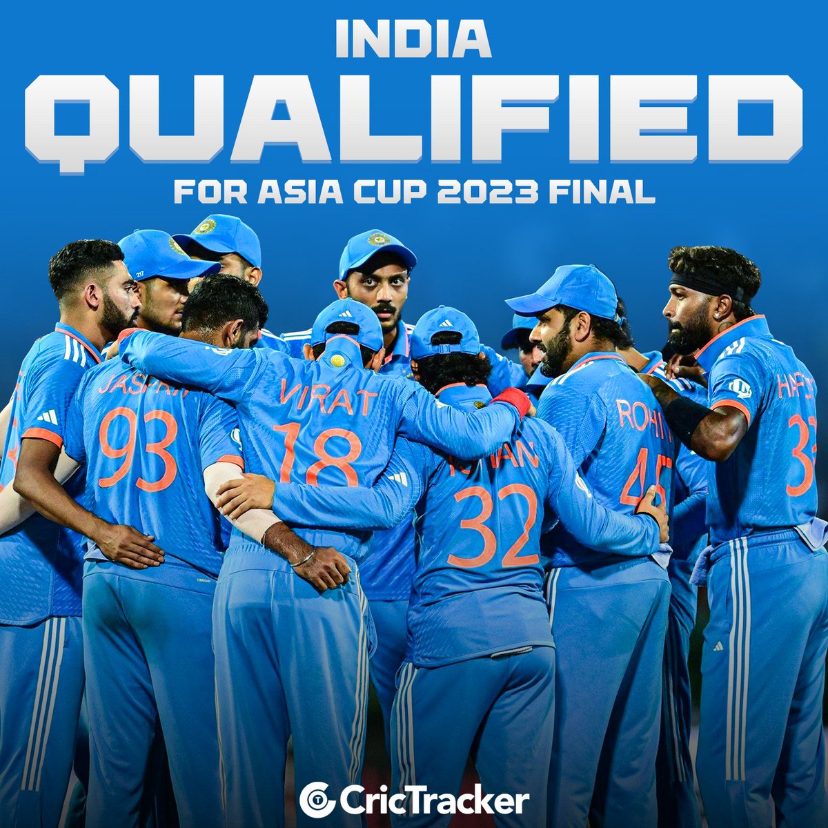 Congratulations to team INDIA for another epic triumph! 🇮🇳💙

#IndVsSri #IndiaVsShrilanka #TeamIndia #India #BleedBlue #AsiaCup #AsiaCup2023 #Cricket #CEAT #ThisIsRPG