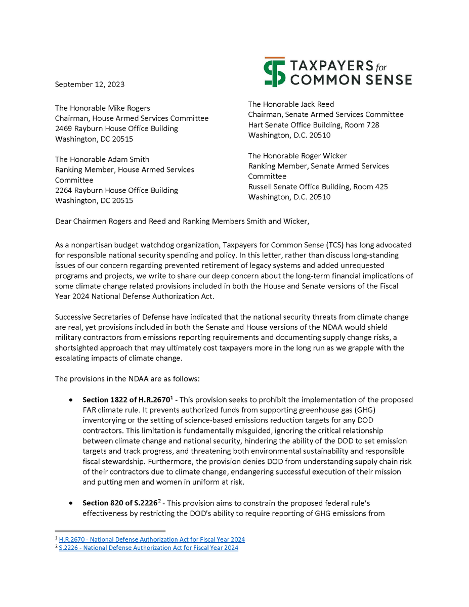 Taxpayers for Common Sense tweet media