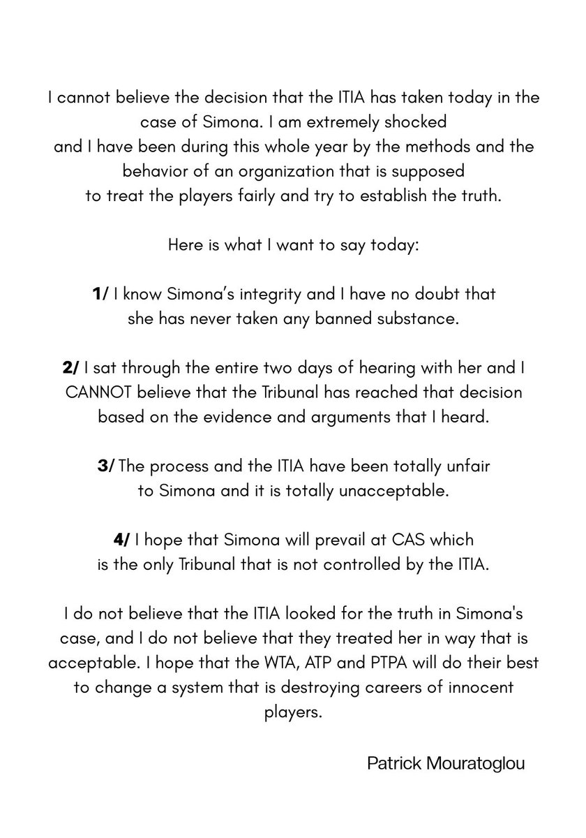 Patrick Mouratoglou tweet media