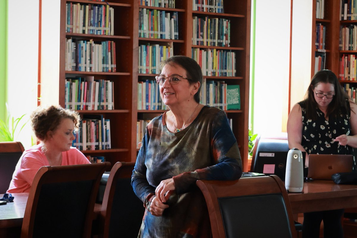 CoadyStFX's tweet photo. Today we were pleased to learn from Elora Gehue, a student intern with the @CEISTFX, who has been working alongside @MikmawEBO to conduct community-led research exploring anti-Indigenous racism in the labour movement in Nova Scotia. #NSLabour https://t.co/fvNJOtXkK8