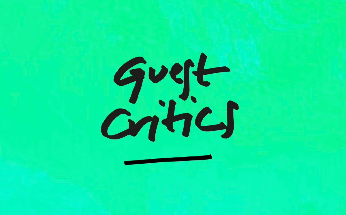 As we inch towards the start of a new academic year and begin to look ahead to booking guest critics for reviews, let us introduce you to a few of the those who are part of Guest Critics