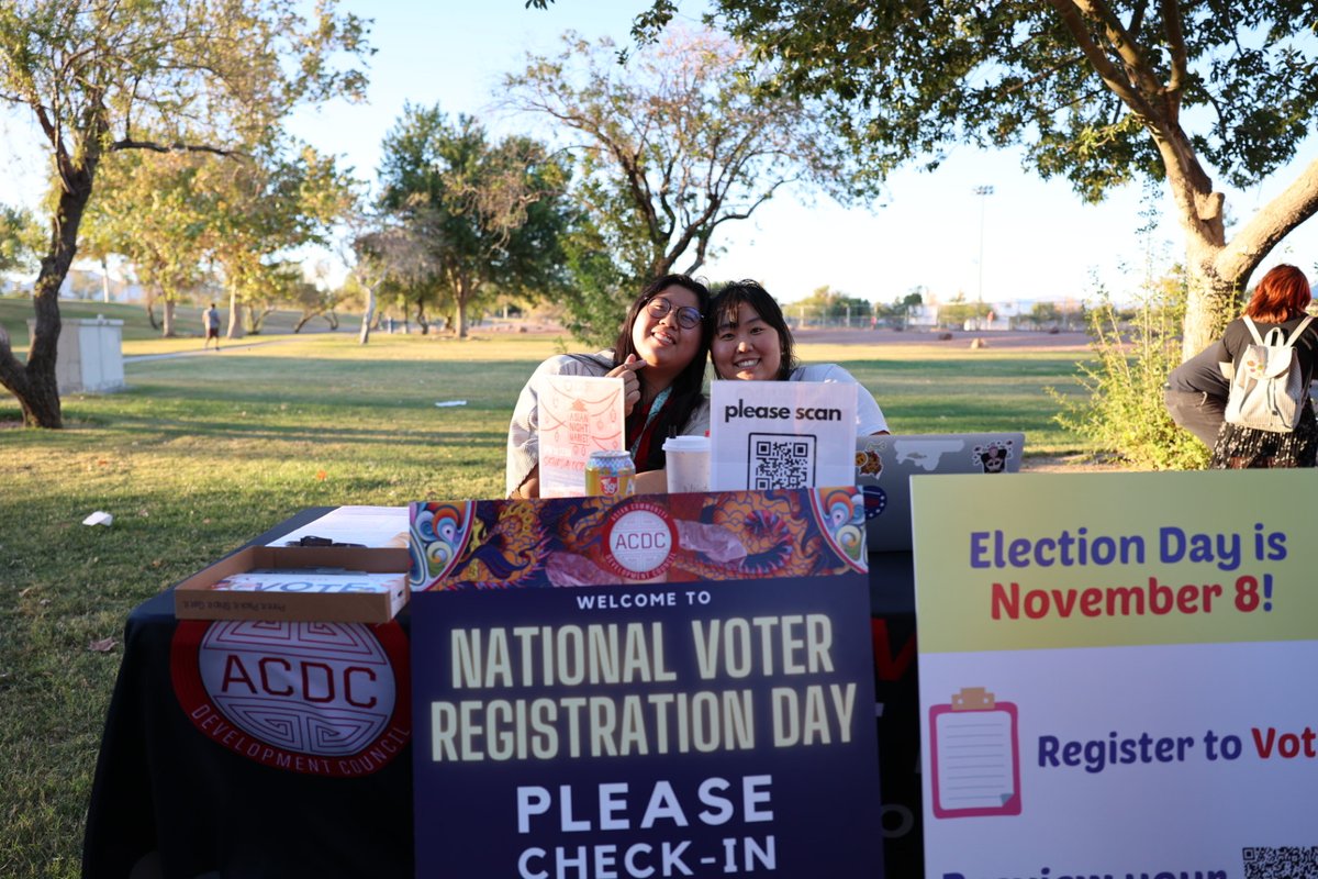 alliance4youth's tweet photo. Registering voters for the first time? Get inspired by the organizations in the Alliance Network! Be creative. Make your event engaging. Have fun!
Just take a look at what our network did for #NationalVoterRegistrationDay last year ⬇️ https://t.co/C3SJnWjKS9
#NVRDChat https://t.co/OWp7xNhKeu
