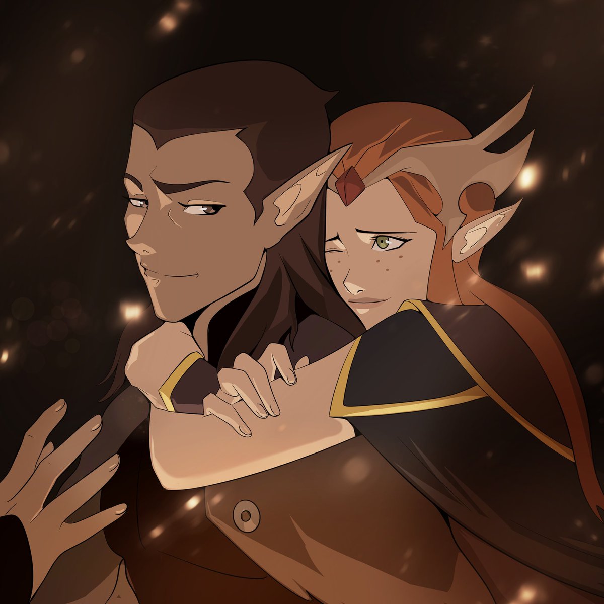 I'm Bishi and when time and health allows, I draw incredibly self indulgent fanart of #TheLegendOfVoxMachina and #CriticalRole. Welcome to my Tweet-X-Musk thing. 💖 There should be a linktree in my bio, find me on Insta! #TLOVM #Vaxleth #Vaxildan #Keyleth