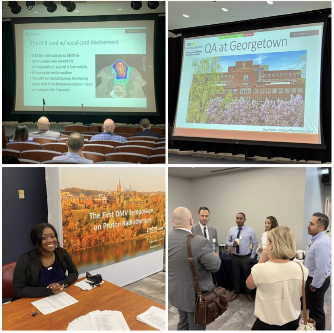 Peter Jermain, PhD (@peter_jermain) on Twitter photo Excellent Proton Radiotherapy Symposium hosted by Georgetown University! #MedPhys #RadOnc
Clinical & physics perspectives were shared from 4 centers w/ 4 types of proton systems (Mevion, Hitachi, Varian, & IBA)!
<a href="/Georgetown/">Georgetown University</a> <a href="/JohnsHopkins/">Johns Hopkins University</a> <a href="/UofMaryland/">Univ. of Maryland</a> <a href="/InovaHealth/">Inova</a> Excellent Proton Radiotherapy Symposium hosted by Georgetown University! #MedPhys #RadOnc
Clinical & physics perspectives were shared from 4 centers w/ 4 types of proton systems (Mevion, Hitachi, Varian, & IBA)!
<a href="/Georgetown/">Georgetown University</a> <a href="/JohnsHopkins/">Johns Hopkins University</a> <a href="/UofMaryland/">Univ. of Maryland</a> <a href="/InovaHealth/">Inova</a>