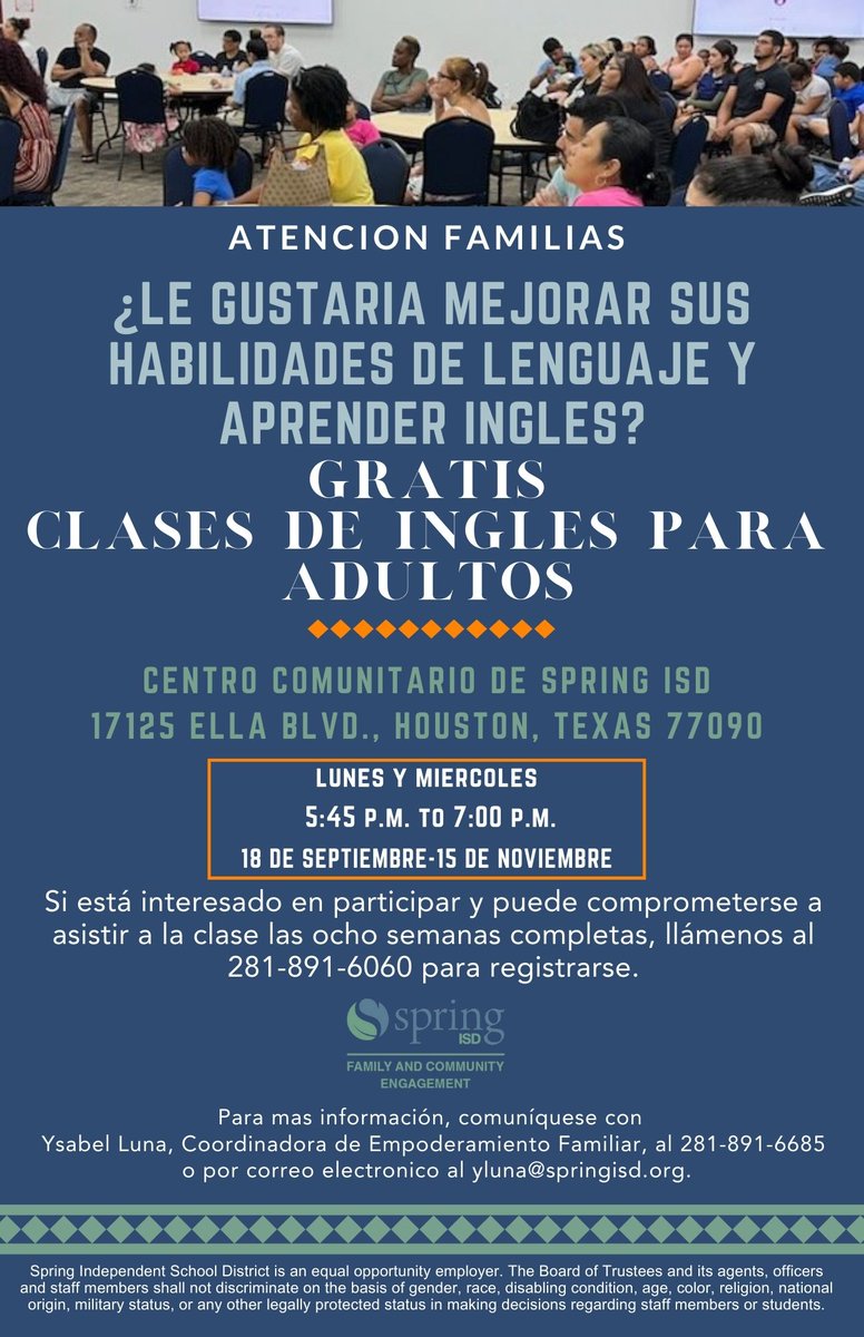 Spring ISD Family & Community Engagement tweet media