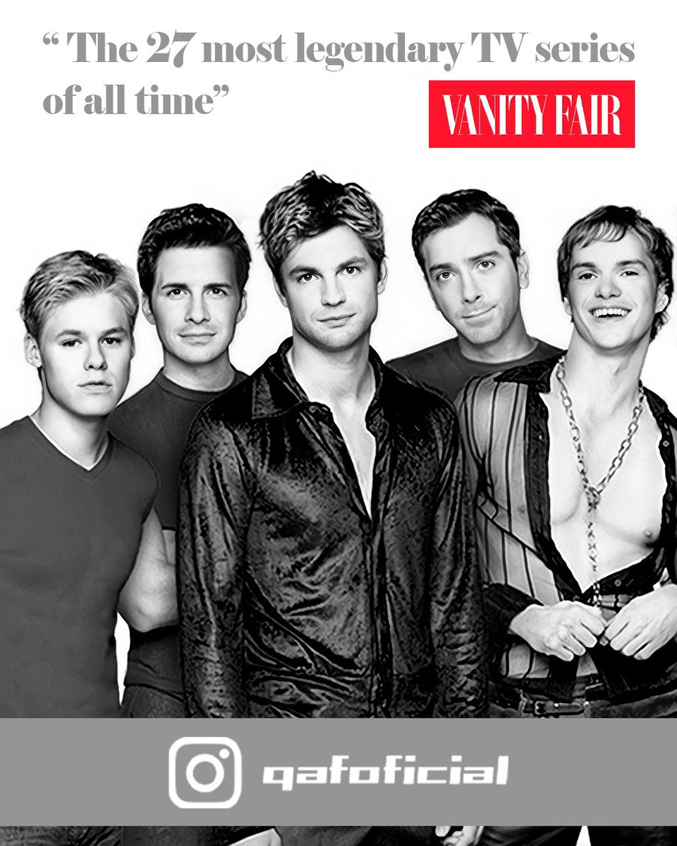 qaf_official's tweet photo. Vanity Fair names QAF as one of The 27 Most Legendary TV Series of All Time @VanityFairIt 🖤 #QueerAsFolk https://t.co/afAynyOMHK