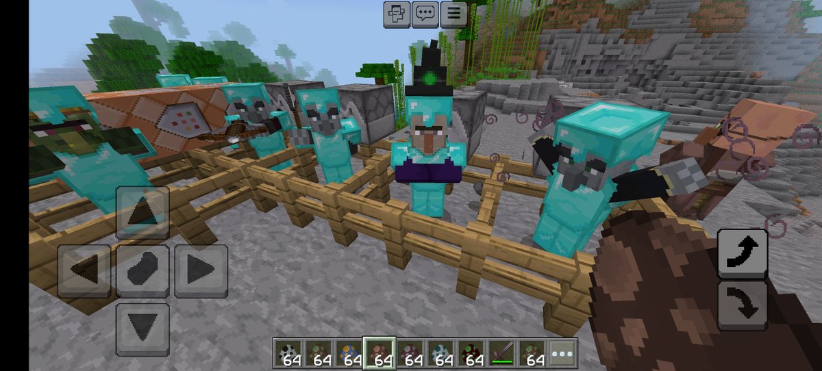 ZouChenyunfei's tweet image. They should show their armors, then I did it👀
#Minecraft #MCBE