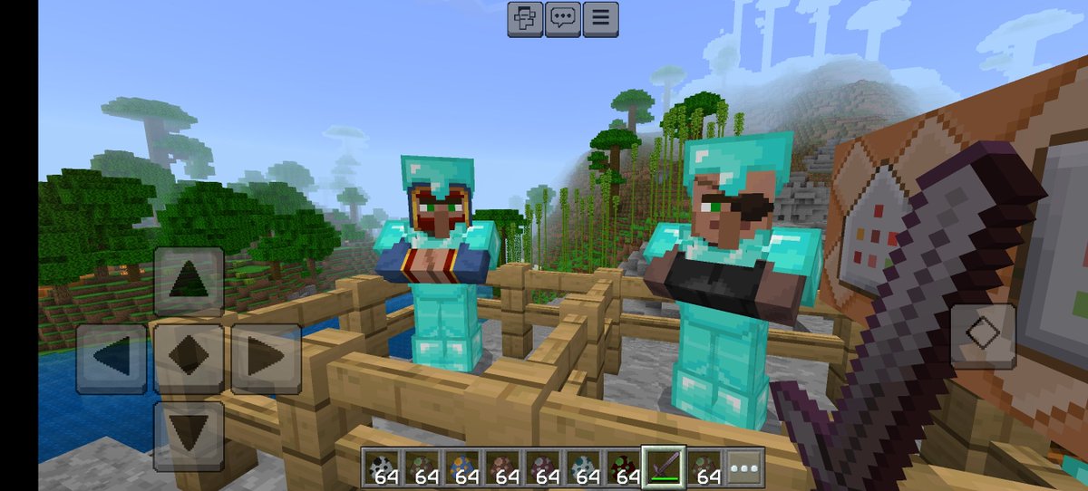 ZouChenyunfei's tweet image. They should show their armors, then I did it👀
#Minecraft #MCBE