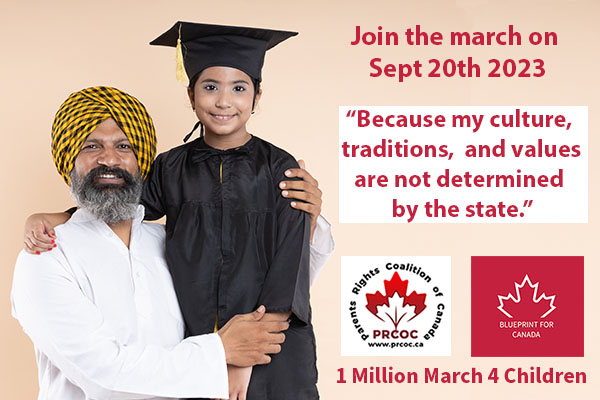 #1MillionMarch4Children #LeaveOurKidsAlone Whatever your race, ethnicity, or heritage, please join Canadians from coast to coast on Sept 20th. 1) We stand for parental rights in public education. 2) The removal of harmful 'gender ideology' in schools. blueprintforcanada.ca/planned_protes…