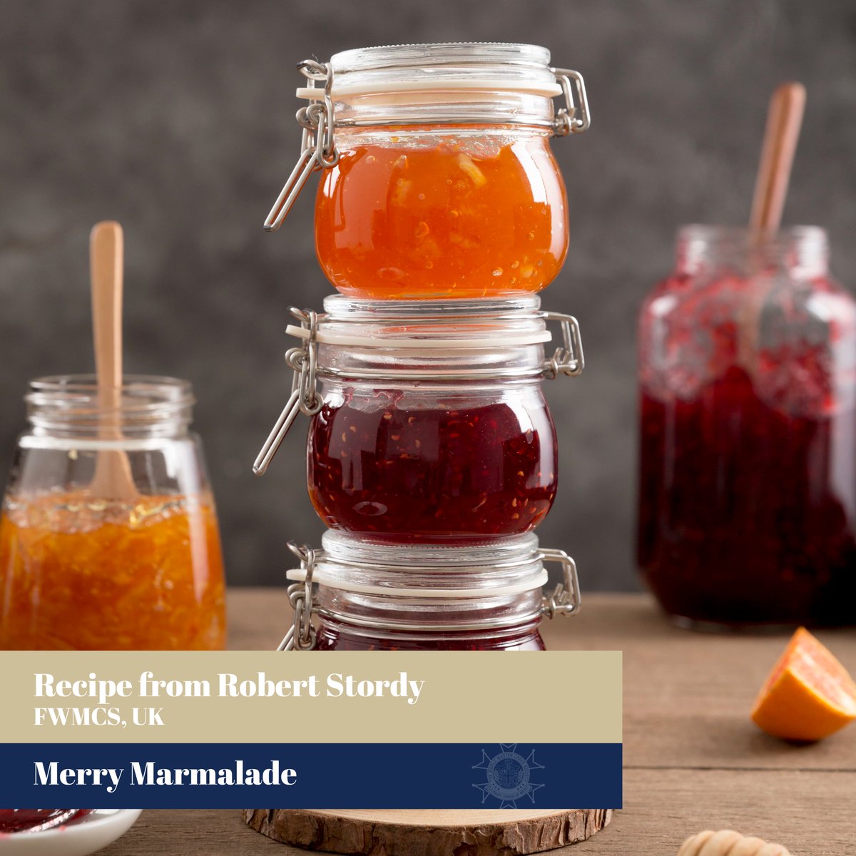 worldmasterchef's tweet photo. Merry Marmalade, a vibrant citrus delight that captures the essence of ripe and juicy fruits.

Recipe from Robert Stordy, FWMCS, UK

Visit our website to take a look. (Link in description)
#WMCS #Society #ExecutiveChef #Association #HeadChef #Hospitality #MasterChef #Associate https://t.co/sjgSyIiTZy