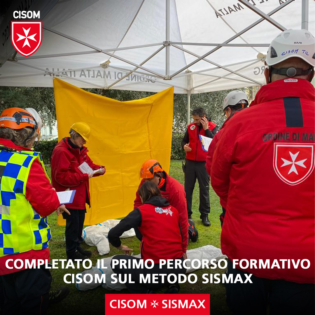 CIS0M's tweet image. Si è concluso con successo il primo corso dedicato al metodo @SismaxCRM  – Sistema Integrato dei Soccorsi in #Maxiemergenza dedicato ai volontari del #CISOM. 
Scopri di più: cisom.org/news/continua-…
#volontari #volontariato #professionisanitarie #emergenza #emergenzasanitaria