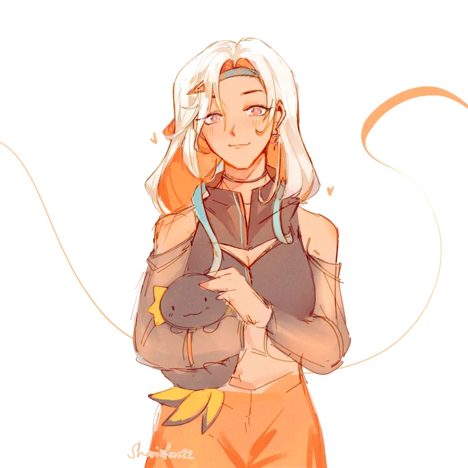 i rarely draw my sonas HAHA  but i feel like sketching Amber again ... i changed a lot of her design LMAO  