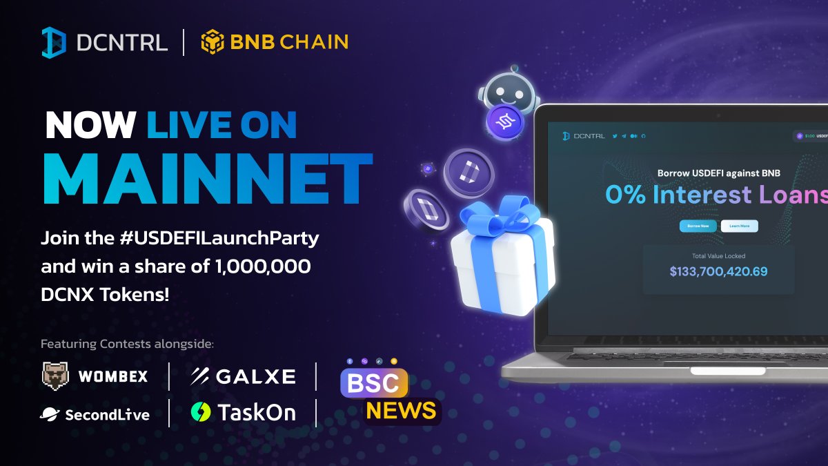 DCNTRL Network | USDEFI tweet media