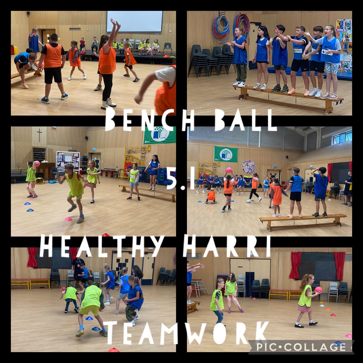 YR5PDCS's tweet photo. Lots of #physicalfun this morning with Y5 getting #active with  a fun game of bench ball! Pupils @PDCSPrimary showed positive attitudes, worked well as a team &amp; thoroughly enjoyed it too. Da iawn pawb! 😃#Healthyconfidentindividuals https://t.co/eBZtAA8fJ2