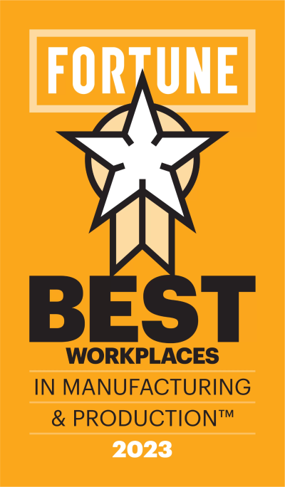 Atkore is proud to announce we are named among the Best Workplaces in Manufacturing and Production by Fortune Magazine! With a rank this year of 13, this is the second consecutive year that we appeared on this prestigious list!

#bestworkplaces #buildingbettertogether