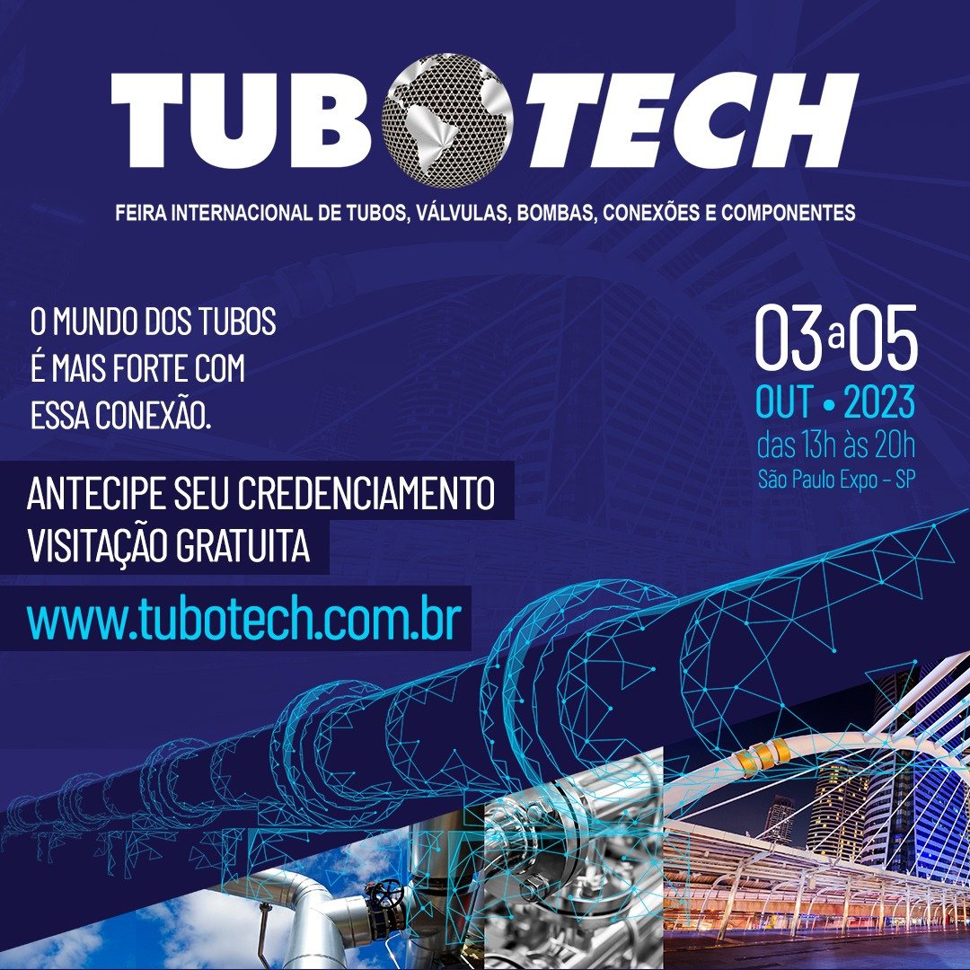 siamfesp's tweet image. Não perca a maior feira de tubos, válvulas, bombas, conexões e componentes.

É dia 03 de outubro, no São Paulo Expo.

Faça seu credenciamento.

#tubotech #tubotech2023 #siamfesp #sindicatopatronal #feira #evento #sãopauloexpo