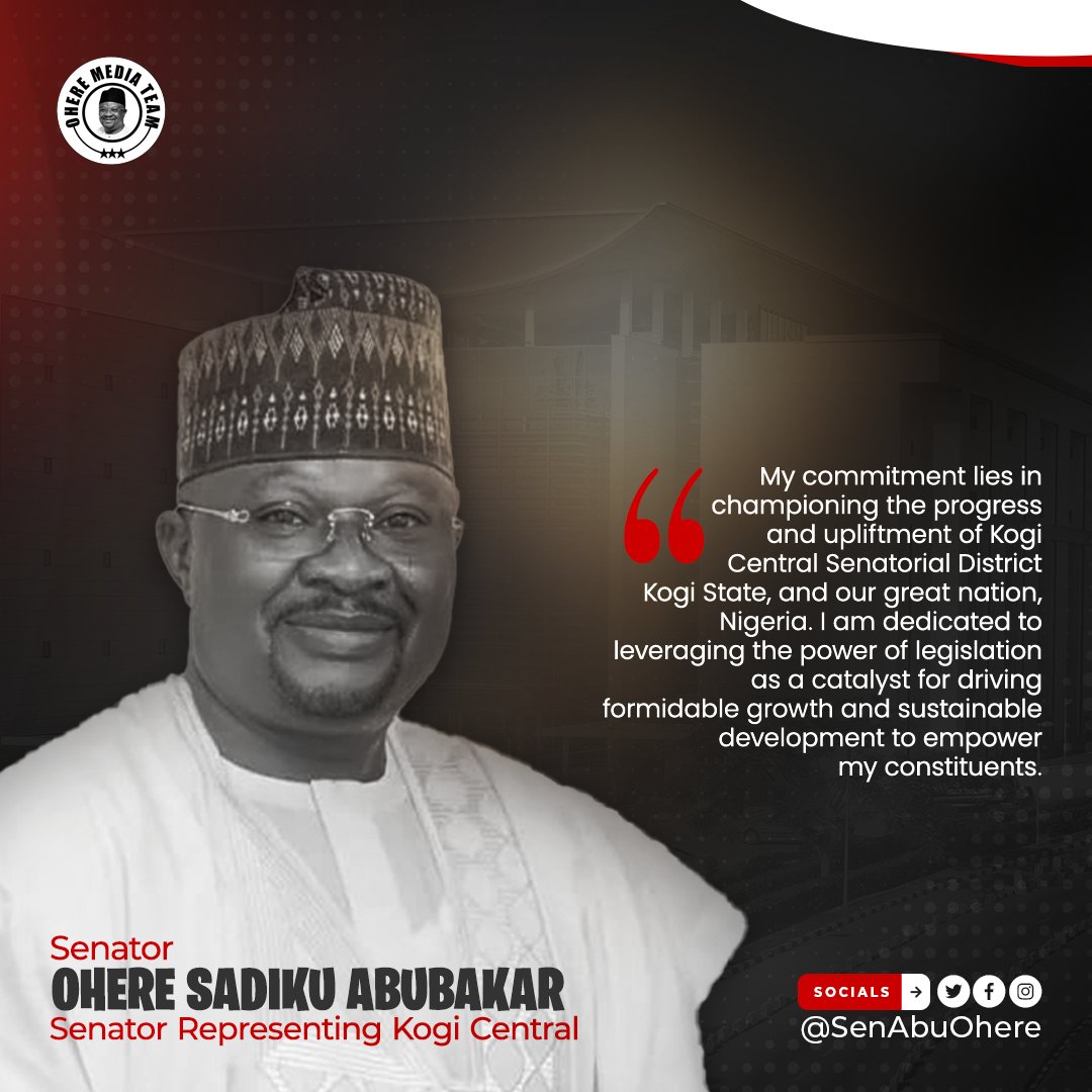 Sen. Ohere Sadiku Abubakar tweet media