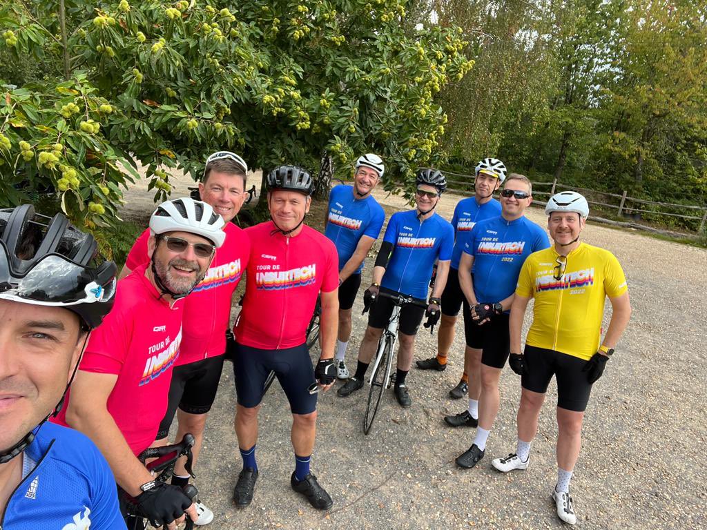 GenasysTech's tweet photo. Stage 2 of the 2023 Tour de Insurtech has just come to an end. Fortunately the weather held out nicely for all the riders.  Thank you to @chrisc99 for leading the team through the hills (and around the tractors) of Tunbridge Wells.  #TourdeInsurtech https://t.co/fpkM8ZYUc0