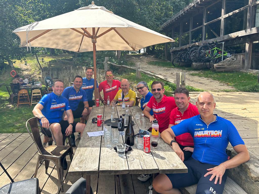 GenasysTech's tweet photo. Stage 2 of the 2023 Tour de Insurtech has just come to an end. Fortunately the weather held out nicely for all the riders.  Thank you to @chrisc99 for leading the team through the hills (and around the tractors) of Tunbridge Wells.  #TourdeInsurtech https://t.co/fpkM8ZYUc0