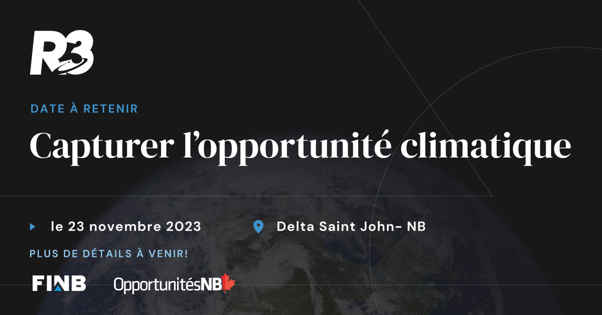 nb_innovation (@nb_innovation) on Twitter photo A vos agendas! S'appuyant sur l'élan du Fonds d'impact sur le climat livré en partenariat avec <a href="/ONBCanada/">Opportunities NB</a>, la FINB organise un symposium. Joignez-vous à nous pour une grande journée de discussions avec les innovateurs de la région en matière de climat et de technologies propres. A vos agendas! S'appuyant sur l'élan du Fonds d'impact sur le climat livré en partenariat avec <a href="/ONBCanada/">Opportunities NB</a>, la FINB organise un symposium. Joignez-vous à nous pour une grande journée de discussions avec les innovateurs de la région en matière de climat et de technologies propres.