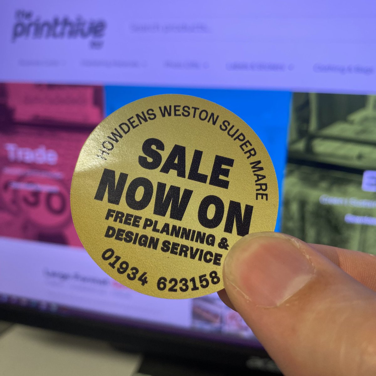 Outdoor posters, perforated tickets and marketing stickers all completed ready in time for the start of the event! #branding #eventprinting #marketingprinting #largeformatprinting #theprinthive