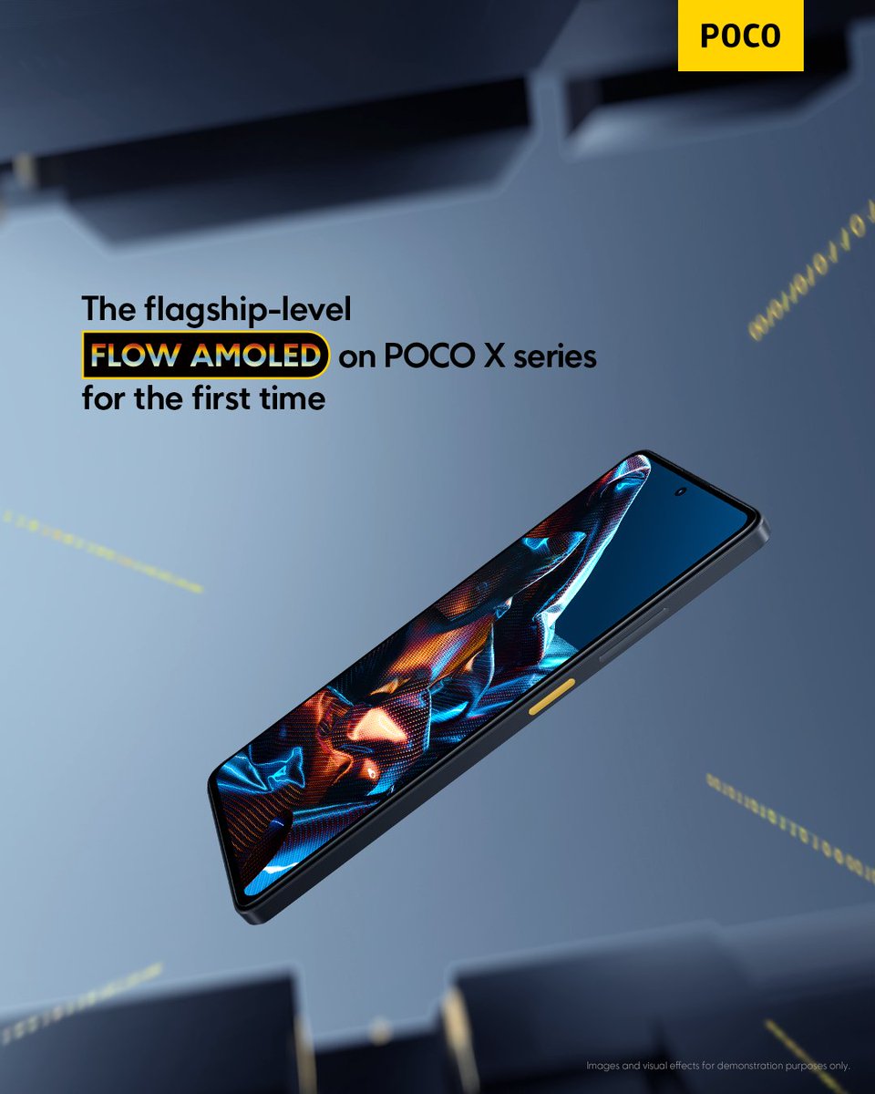 PocoPakistan's tweet photo. Flow AMOLED will be seen for the first time on POCO X Series in this upcoming launch.
#TheSecretToWin #POCOX5Pro5G https://t.co/1MOYcC1UMl