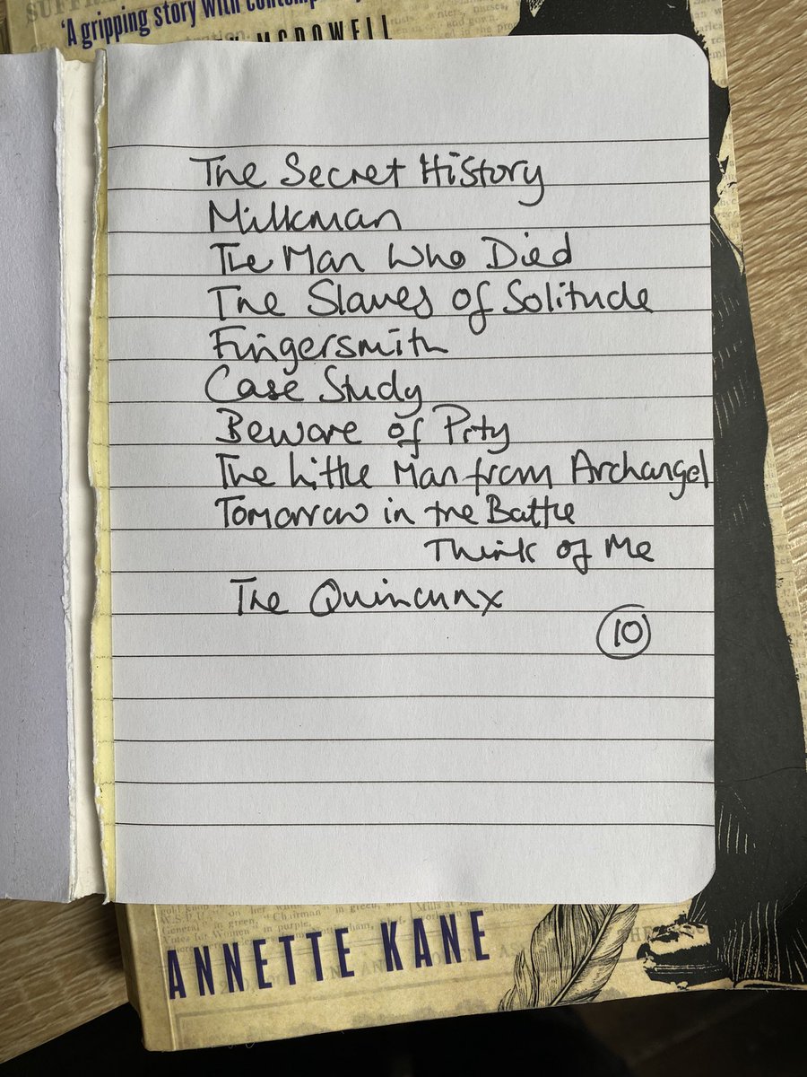 nettykanewrites's tweet photo. @GMacraeBurnet @SarabandBooks Top ten books https://t.co/f6zfgbiIcL