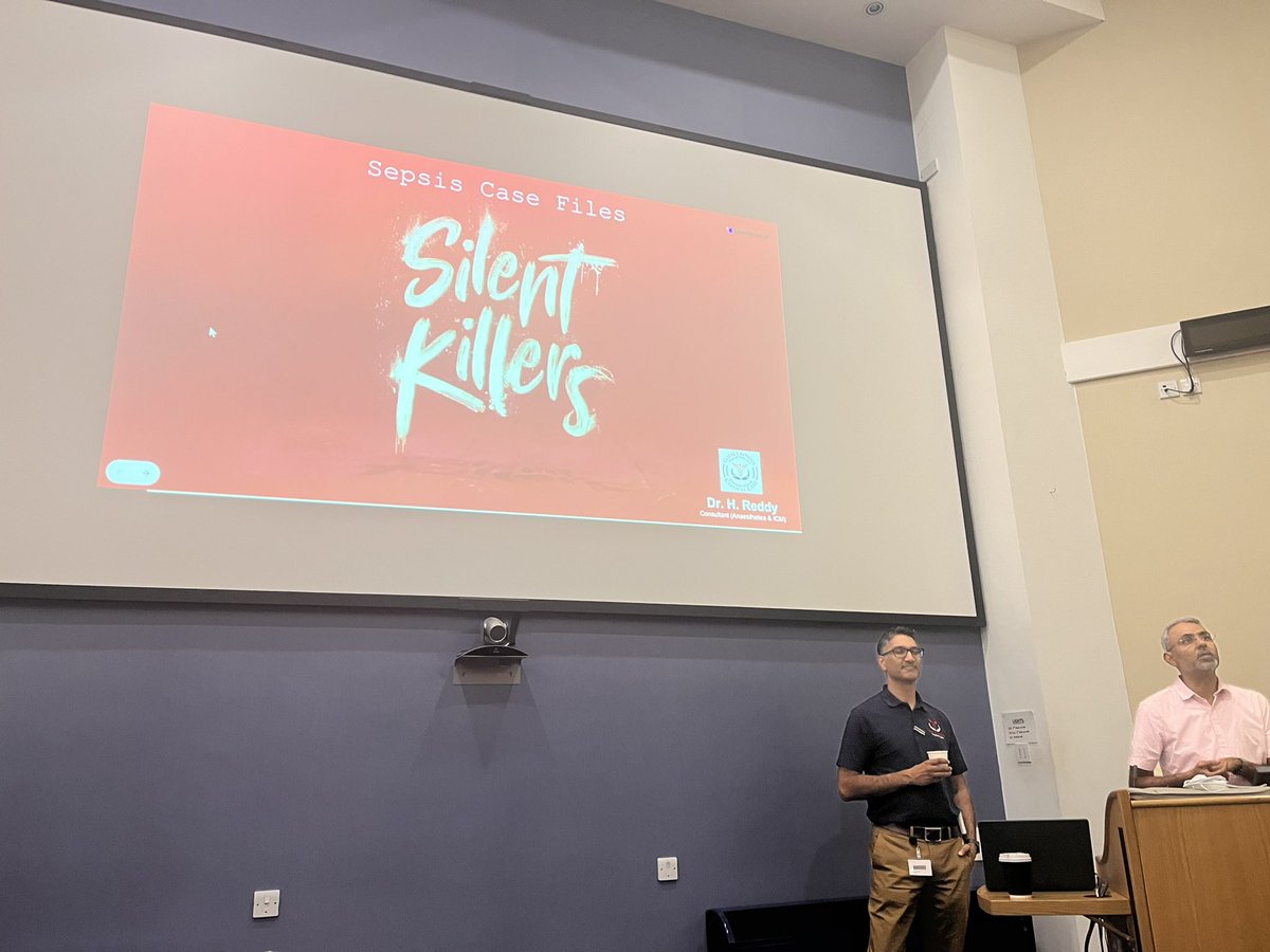 Next up is Dr Reddy with a case presentation and quiz time <a href="/UKSepsisTrust/">The UK Sepsis Trust</a> <a href="/BetsiCadwaladr/">Betsi Cadwaladr</a> <a href="/itunurseswxm/">Itunurseswxm</a> <a href="/NWCriticalCare/">Critical Care Talk 🏴󠁧󠁢󠁷󠁬󠁳󠁿</a> #wsd2023