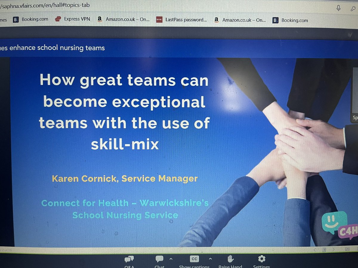 Workshop time! @SAPHNAsharonOBE #SAPHNAconf23