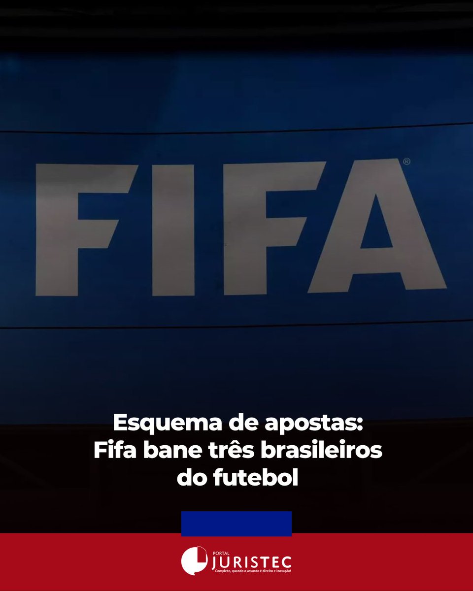 juristecadv's tweet image. FIFA BANE TRÊS BRASILEIROS DO FUTEBOL ... | ...

Para ler na íntegra, acesse x.gd/6mgsV

FONTE: CNN Brasil | FOTO: Reprodução

#portaljuristec #FIFA #banimento #apostas