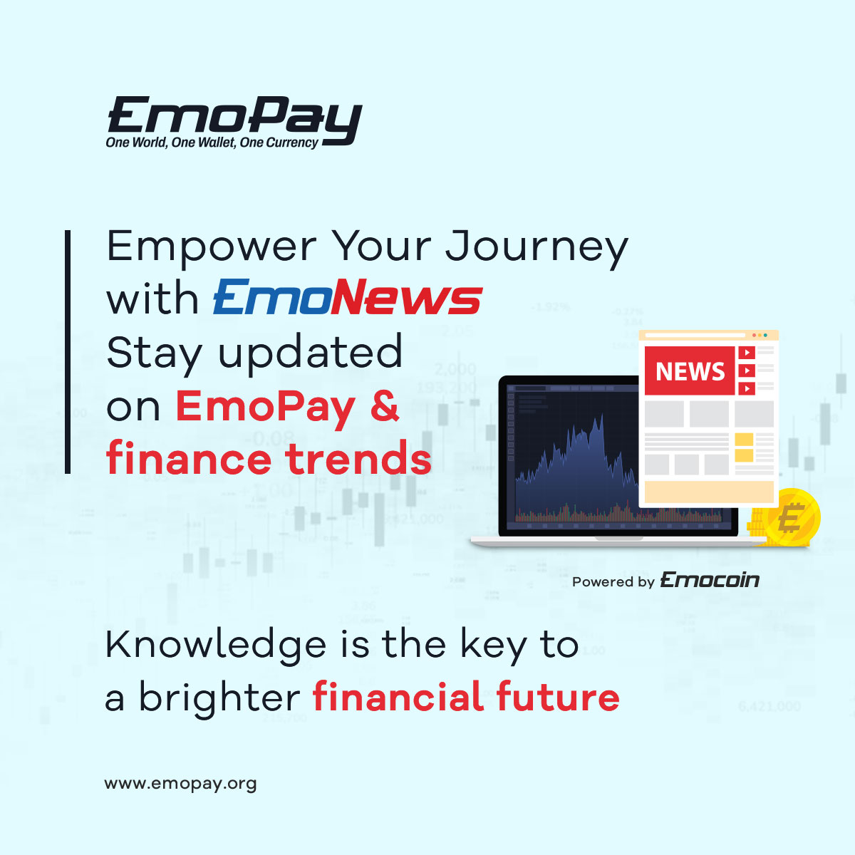 Emonews keeps you informed about EmoPay and financial opportunities.💰

Visit 👉🏻 emonews.digital

#Emonews #Emopay #FinancialUpdates #Crypto #StayInformed #BreakingNews #Finance #GlobalFinance #Emocoin #cryptocurrency #insights #MarketTrends #updates #Analytics #Tuesday