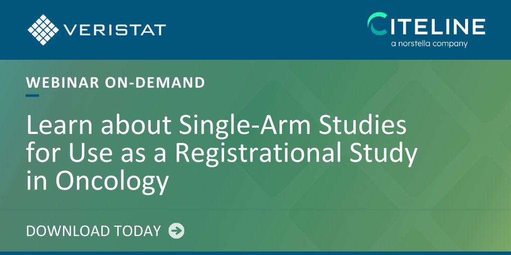 VeristatCRO's tweet image. #Singlearm clinical trials have led to regulatory approval of oncology therapies in well-defined populations with high unmet medical needs.

Watch our webinar on-demand to learn more 📩bit.ly/48bcKLG