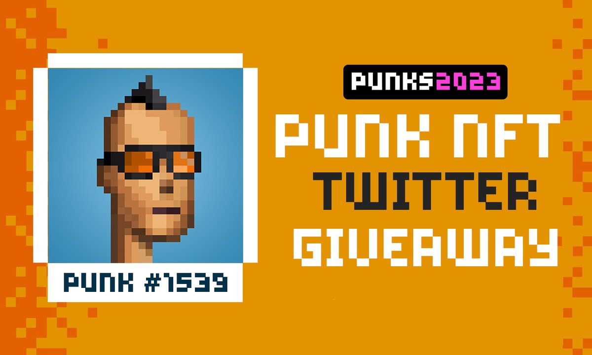 To celebrate the upcoming launch of the #punks2023 Trait Pack 2, we're giving away an NFT every day on Twitter.

To enter:
1. Like and Retweet this post, and 
2. Comment what traits you'd like to see in the pack

7 days to go til Trait Pack 2! More info here: